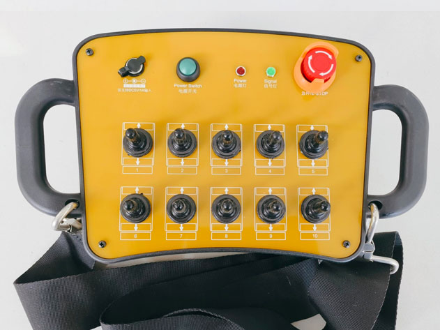 10路開關量撥桿20路工業(yè)無線遙控器