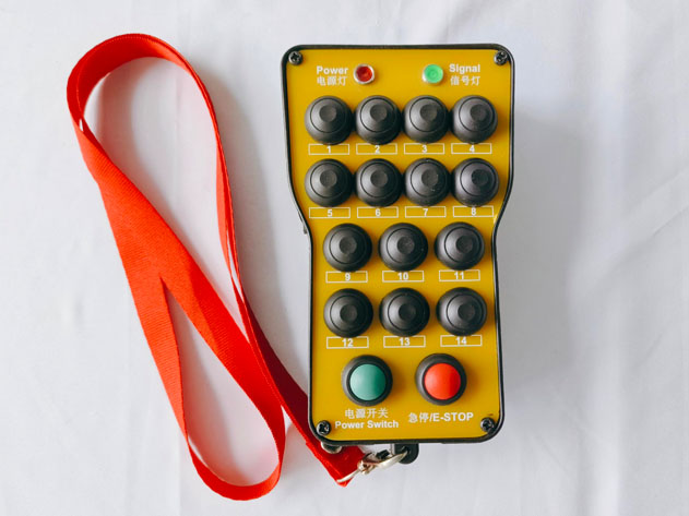 金屬按鍵14路開關量工業(yè)遙控器